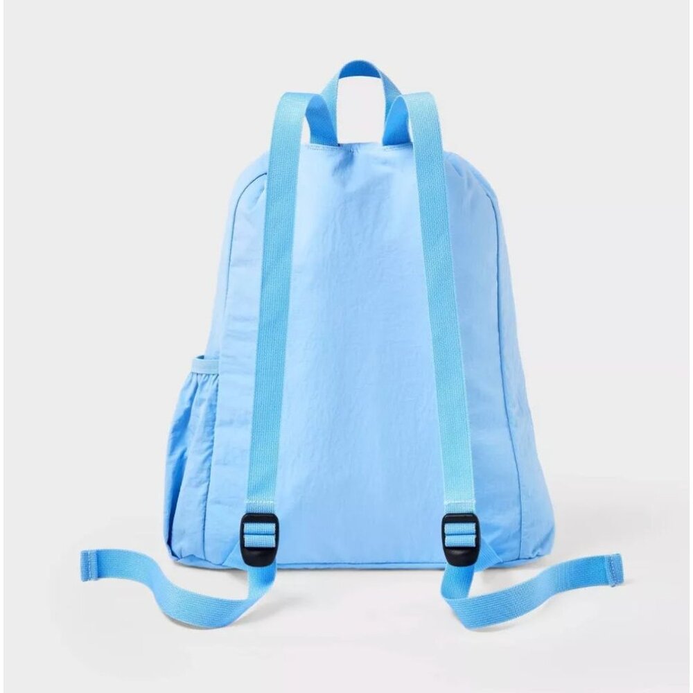 All In Motion Light Blue Backpack With Drawstring & Adjustable Straps Lightweigh - Picture 2 of 7
